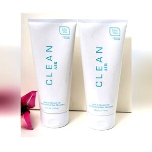 2 tubes CLEAN AIR Bath & Shower Gel 6 fl oz each SEALED